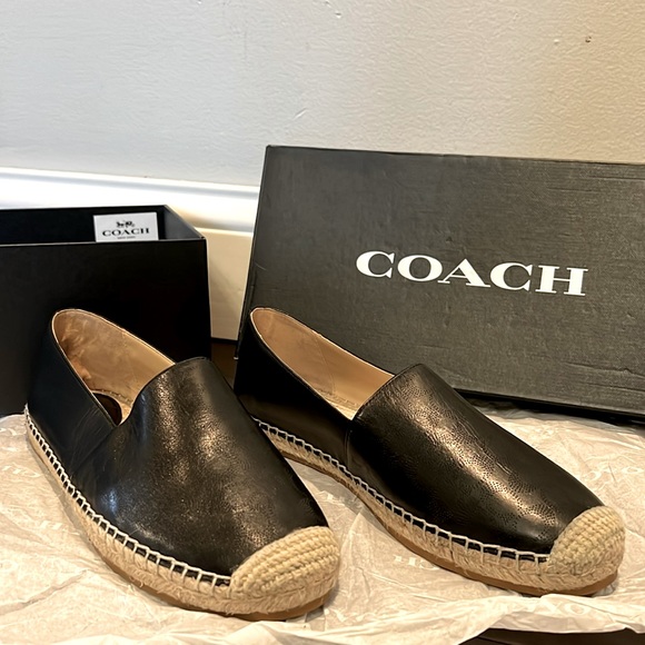 Coach Shoes Coach Womens Carley Leather Espadrilles Nib Poshmark